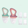 Jouets de dentition en silicone Nourrisseur de nourriture fraîche pour bébé Sucette de fruits pour bébé